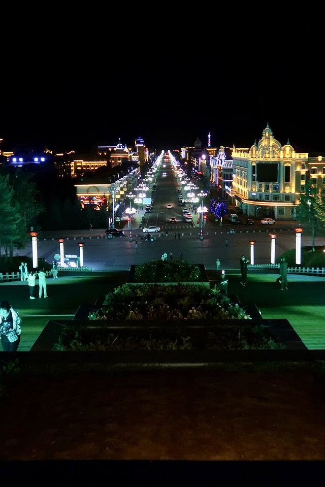 喺呢度可以俯瞰漠河嘅一景 喺呢度可以俯瞰漠河嘅一景