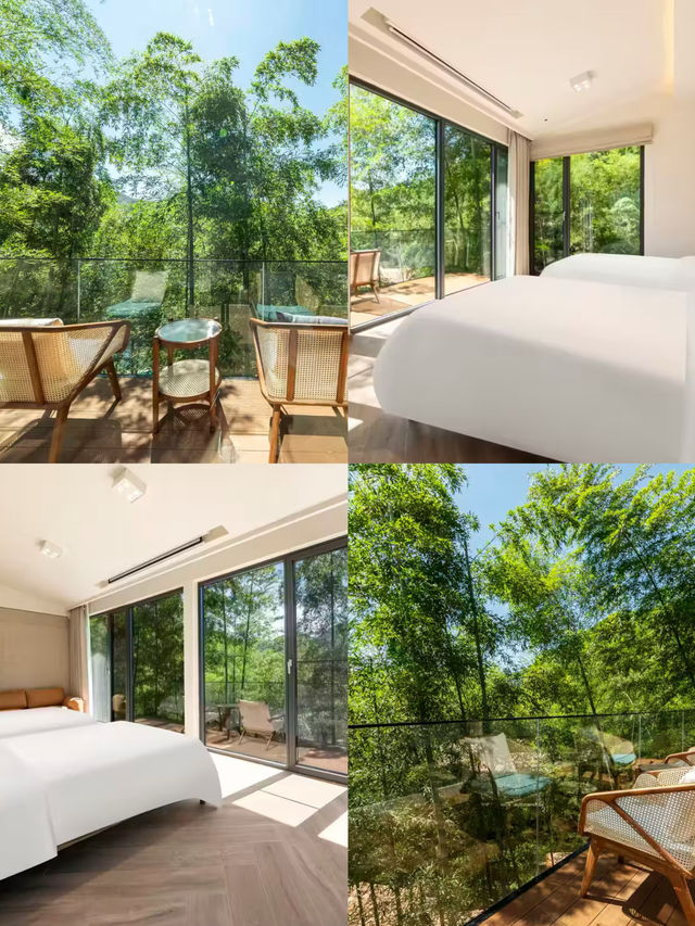 安吉暖冬私湯木屋!泡湯看星空太治癒 安吉暖冬私湯木屋!泡湯看星空太治癒