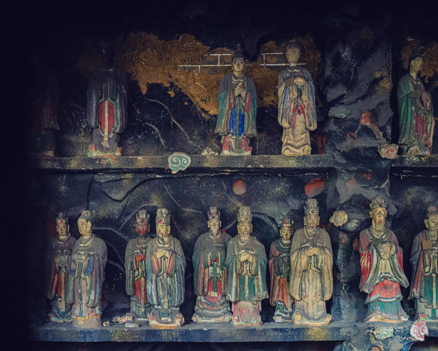 首次曝光，99%的人沒見過—明代道教全堂塑像