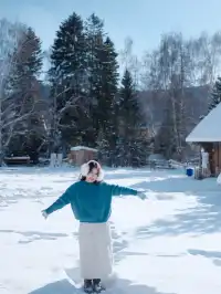 禾木小木屋反覆愛上阿勒泰的冬天