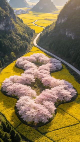 Chongqing Main City → Tiemen Township, Liangping March Cherry Blossoms + Rapeseed Flowers Long-Distance Bus One-Day Tour Complete Guide
