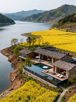 江風に抱かれて眠る国境の花海スローバケーションガイド