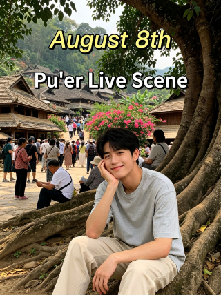 8.8 Pu’er live update, almost laughed at my own clothes