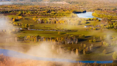 The most restorative autumn colors of the Greater Khingan — traveler post in Mohe