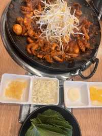 韓国/ソウル【望遠】とびっこ食べ放題!?美味しいチュクミ屋さん🐙