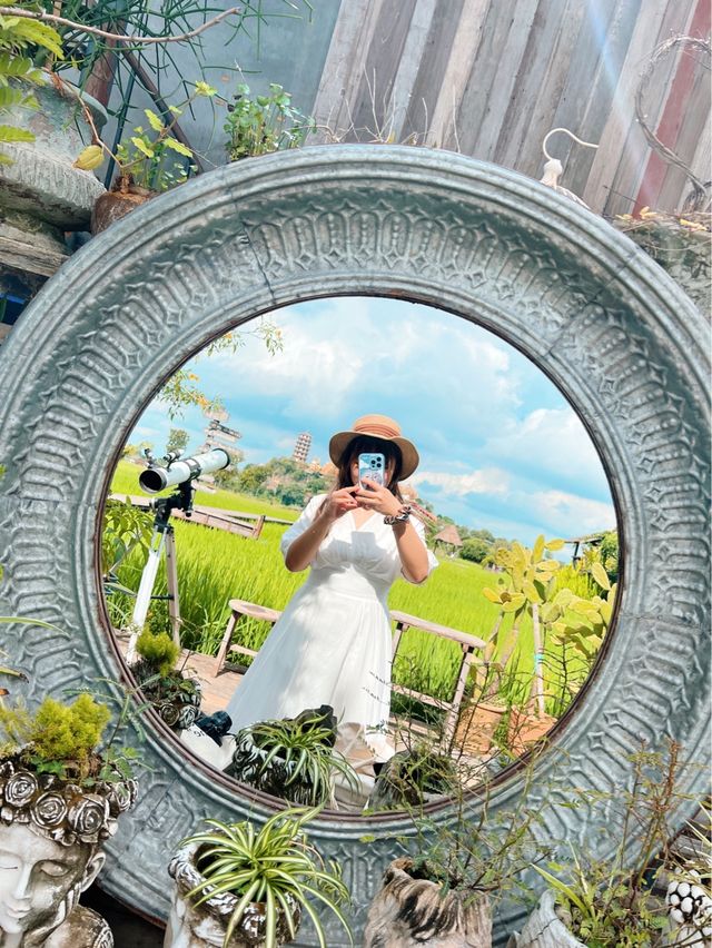 泰國曼谷近郊打卡 | meena cafe 🌾  稻田咖啡廳