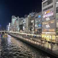 Osaka night lights at the Dotombori