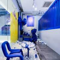 Photogenic Blue White Pitball Cafe at GR.ID