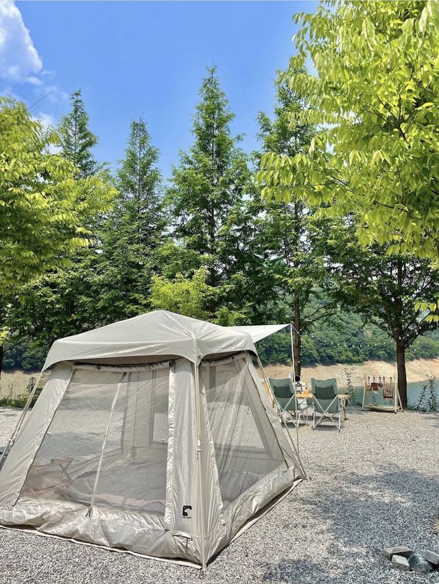 충주호 뷰맛집 캠핑장 추천 ‘충주카누캠핑장’ ⛺️