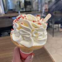 ハチミツかけ放題出来るソフトクリーム❣️