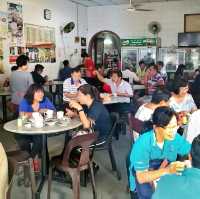 Nostalgic vibe coffee shop in a small town.