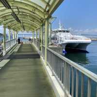 淡路島！ジェノバライン約13分の船旅！絶景明石大橋と岩屋港の紹介