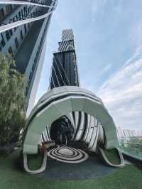 Jacuzzi pods overlooking KL skyline 🥂