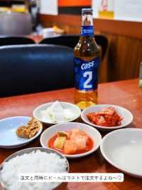 【韓国旅行🇰🇷】鍾路3街で1人夜ご飯！ひとりご飯難民の味方！