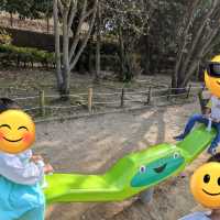 【電車と桜がみえる公園】阪急夙川駅すぐ！