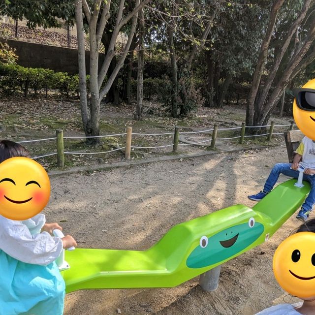 【電車と桜がみえる公園】阪急夙川駅すぐ！