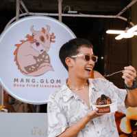 Mangglom deep fried icecream - มังกลม 🍨