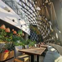 greenhouse breakfast at Dusit Thani