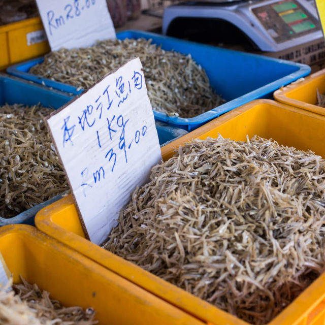 Dried Goods at Kukup Vibrant Market