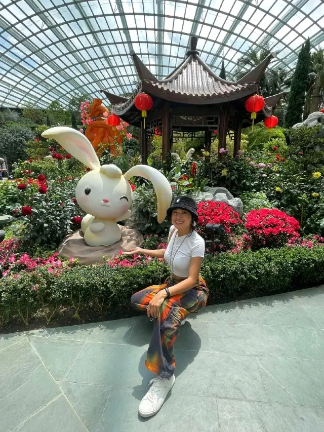 Stunning Flower Dome in Singapore