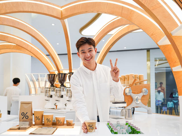 คาเฟ่ % ร้านดังจากกรุงเทพ 