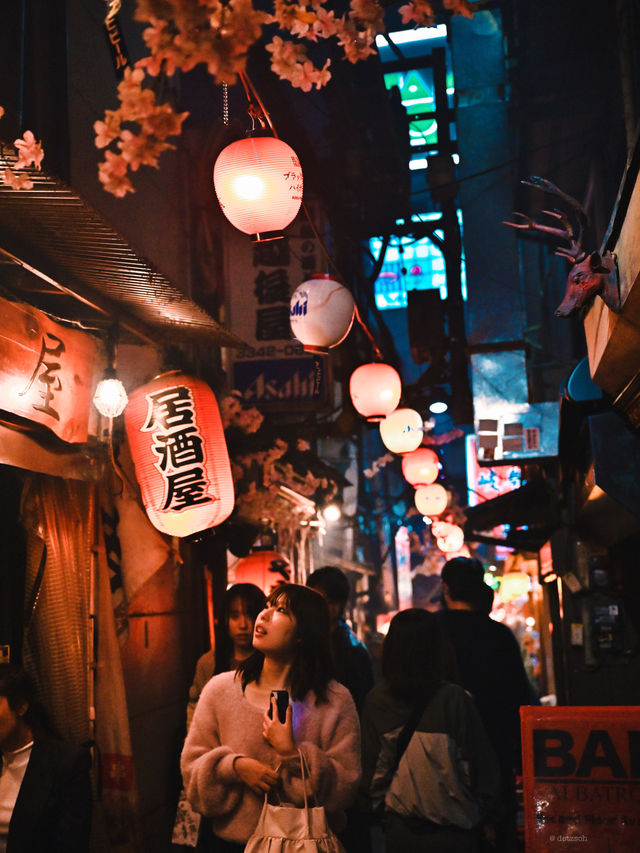 Tokyo’s most popular eating street in Shinjuku 🍱🍢🍡