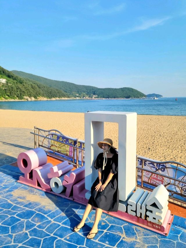 수영하기 좋은 거제 와현해수욕장🏖