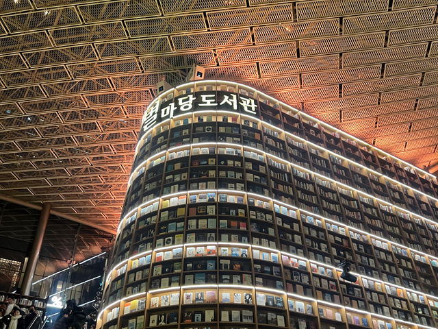 별마당 도서관 크리스마스 시즌 미디어파사드