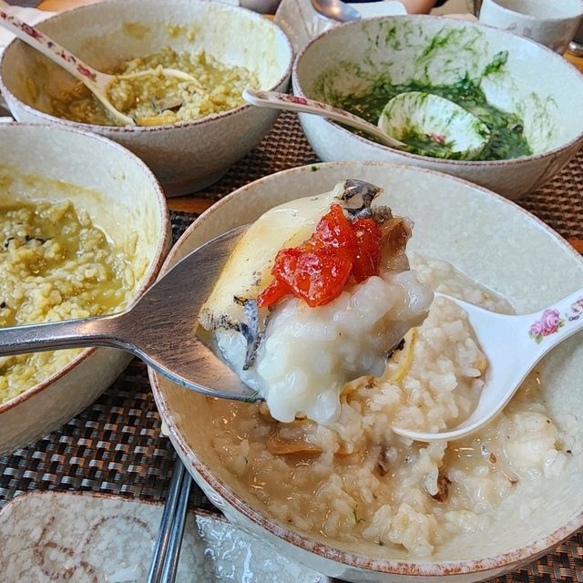 【韓国アワビ粥】カンナムで食べるアワビ粥専門店ジニアワビ粥