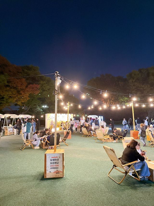 【韓国/水原】世界遺産でナイトマーケット！プロジェクションマッピングまで🏰 