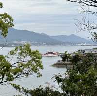 Famous O-Torii Gate in the middle of sea