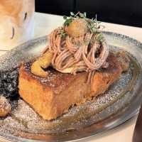 韓国🇰🇷モンブラン好きは絶対食べてほしいモンブラントースト🌰