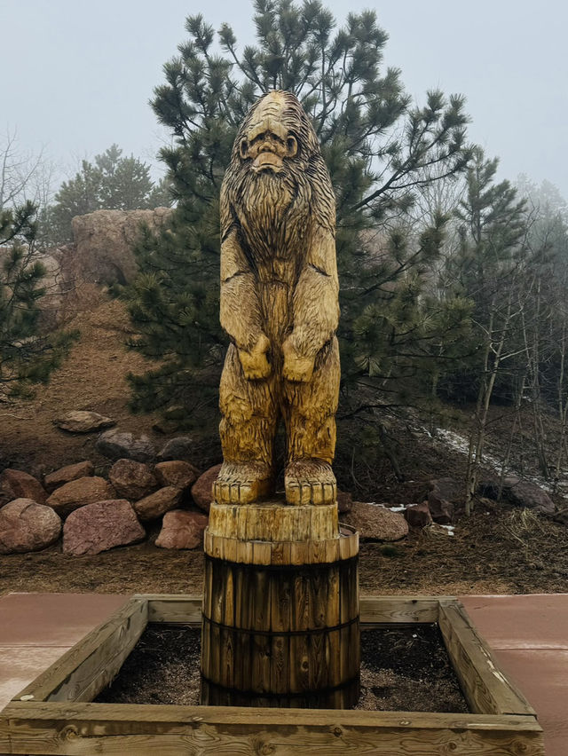 Check out this Big Foot Statue!