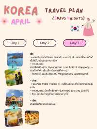 แจกแพลนเที่ยวเกาหลี 5 วัน 4 คืน ฉบับมือใหม่! 🇰🇷