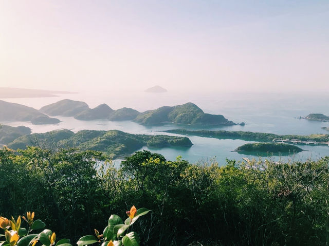 五島の大パノラマが広がる展望台⛰️🌳