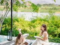 🍃ไปนอนริมแม่น้ำแคว บรรยากาศสบายๆ