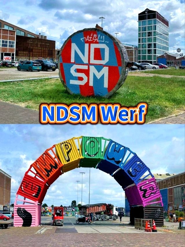 The NDSM Wharf, a must-visit hotspot for art & photography enthusiasts! 