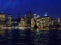 ブルックリン・ブリッジからの夜景🌉✨