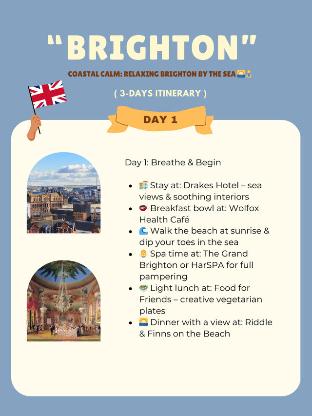 Brighton 3-days itinerary 🤩