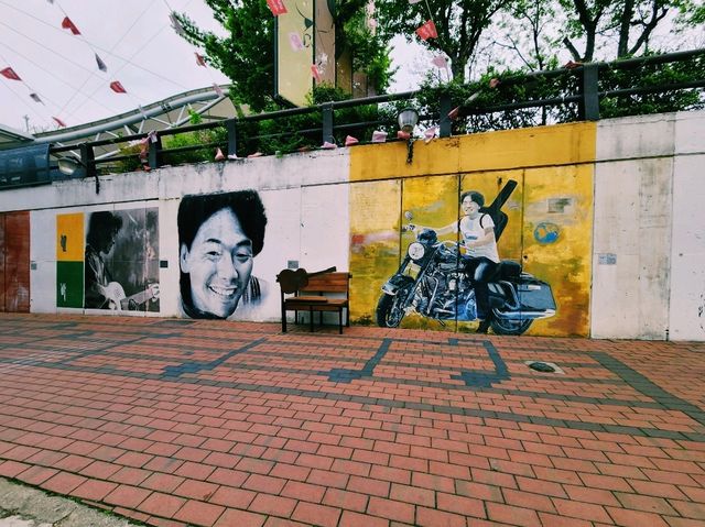 🎶【藝術與音樂交織的街道】漫步大邱金光石路