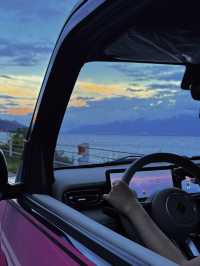 Rented a Pink Mini Tank with a driver —Adventure in Dali —My Cutest Road Trip Ever🚗💖🇨🇳