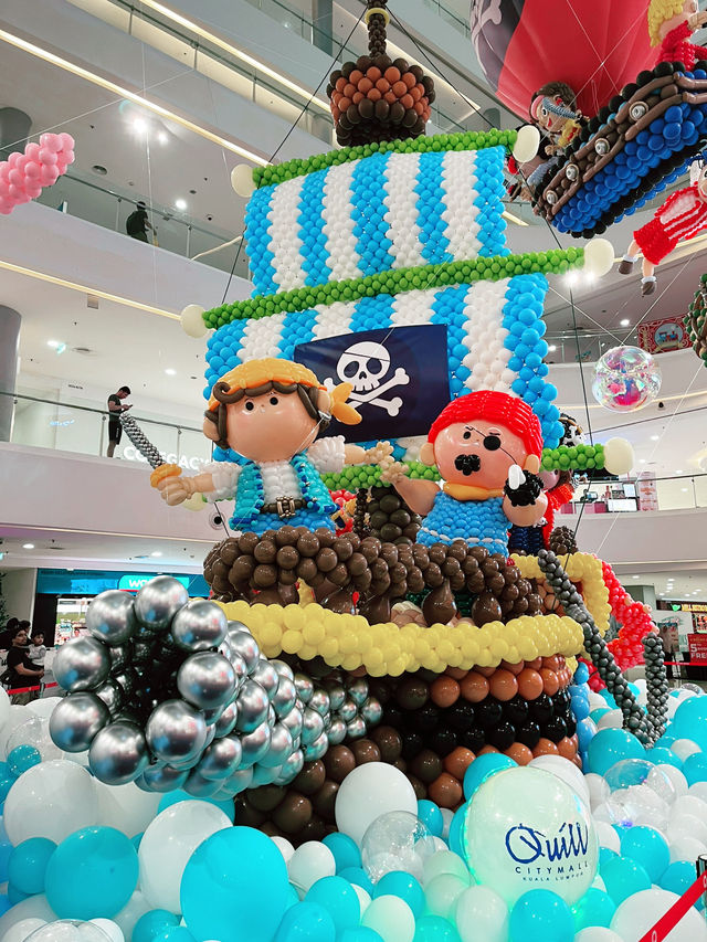 Sunday KL CityWalk: Discovering the Pirates Balloon Voyage at Quill City Mall