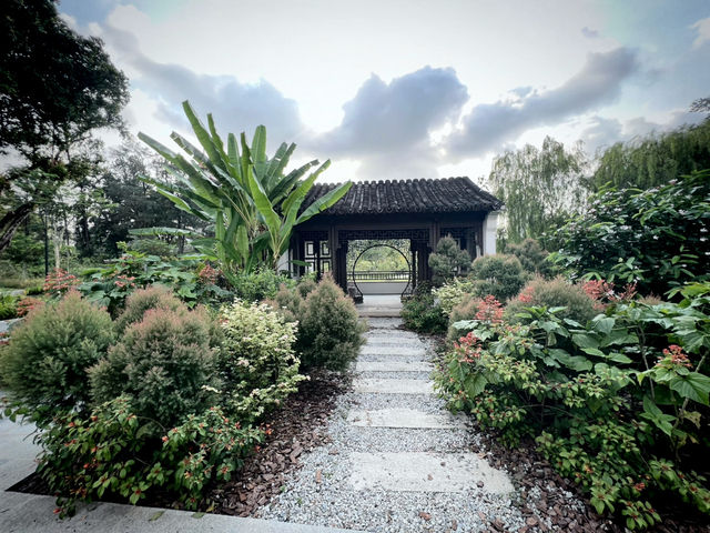 Tranquility Garden amidst Community Lake