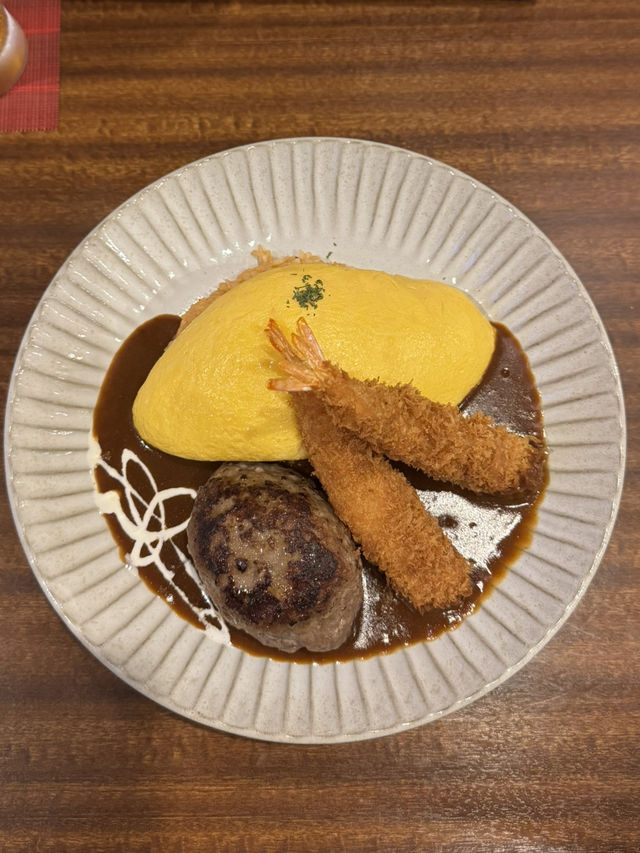【北九州グルメ】ハンバーグが1番人気︎☺︎ふわとろオムライスが人気のカフェ