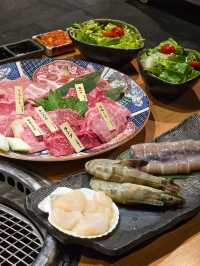 荔枝角高質又豐富和牛海鮮燒肉拼盤