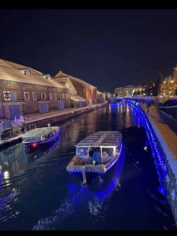 🎯【北海道・小樽運河】ノスタルジックな運河沿いとガラスアート散歩