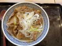 🍚 Post-Castle Comfort – Quick & Tasty Stop at Yoshinoya Nihonmatsu