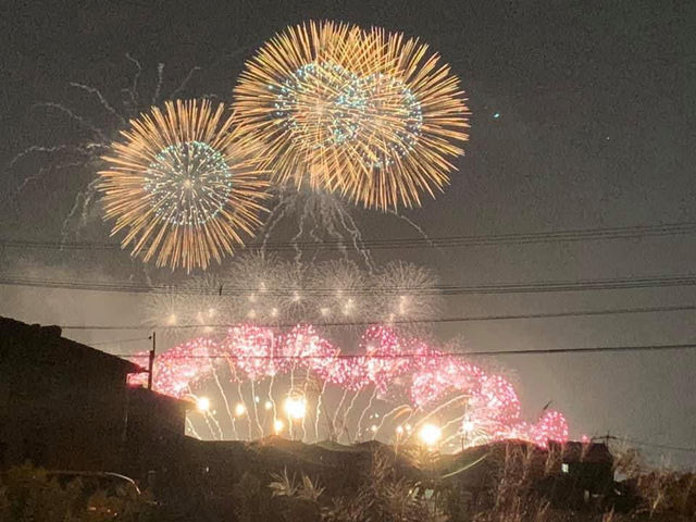 九州中部 熊本城 熊本煙火