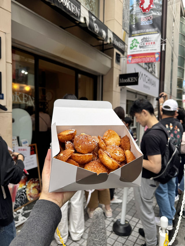 ร้านขนมชื่อดังย่านShinsaibashiที่คิวยาวมาก