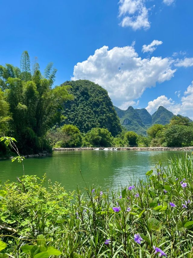 Nature’s Symphony: Yangshuo by Raft and Road